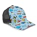Inaayayi Gorra de béisbol Unisex con diseño de avión y Globo de Aire, Estilo Militar, para Hombre, Mujer, Color Negro