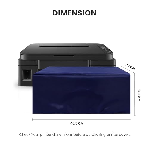 Image of Alifiya Dust Proof Washable Printer Cover for Canon Pixma G2010 / G670 / G570 / G3060 All-in-One Ink Tank Colour Printer- Blue