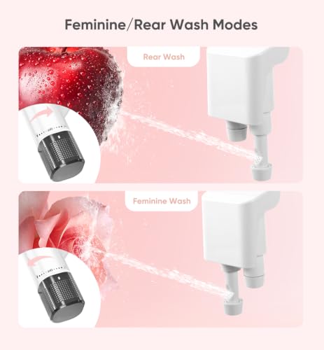 Image of Ultra-Slim Bidet Attachment, Posterior&Feminine Wash-(Retractable Dual Nozzles), Non-Electric Bidet Attachment for Toilet Seat, Adjustable Fresh Cold Water Pressure (BlackChrome)
