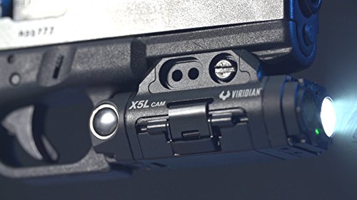 Viridian Weapon Technologies, X5L Gen 3 Universal Green Laser, 500 Lumens Tactical Light And Hd Camera, Black, Fits: Most Railed Pistols #TOP2