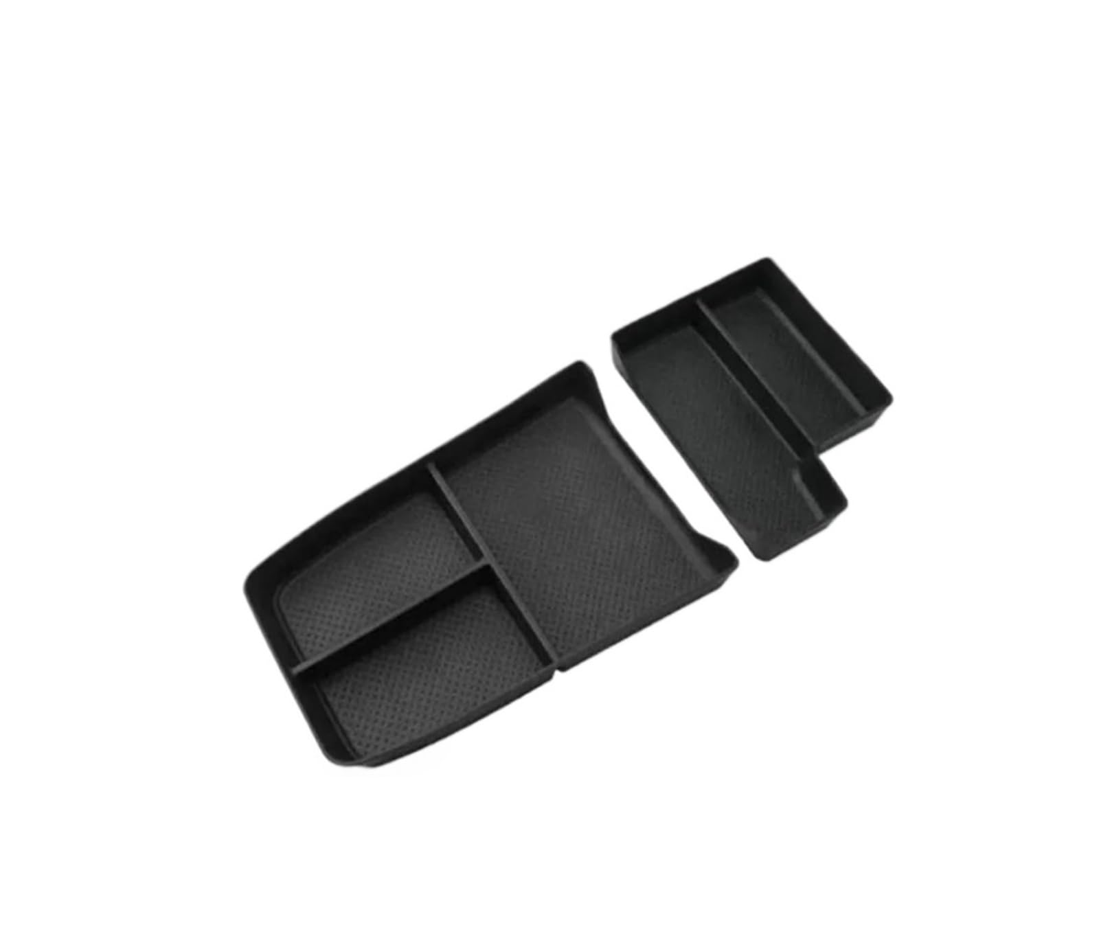 Black Car Central Armrest Lower Layer Box Organizer Storage Tray For X1 IX1 U10 U11 2023 2024 Auto Interior Accessories(2PCS for black)