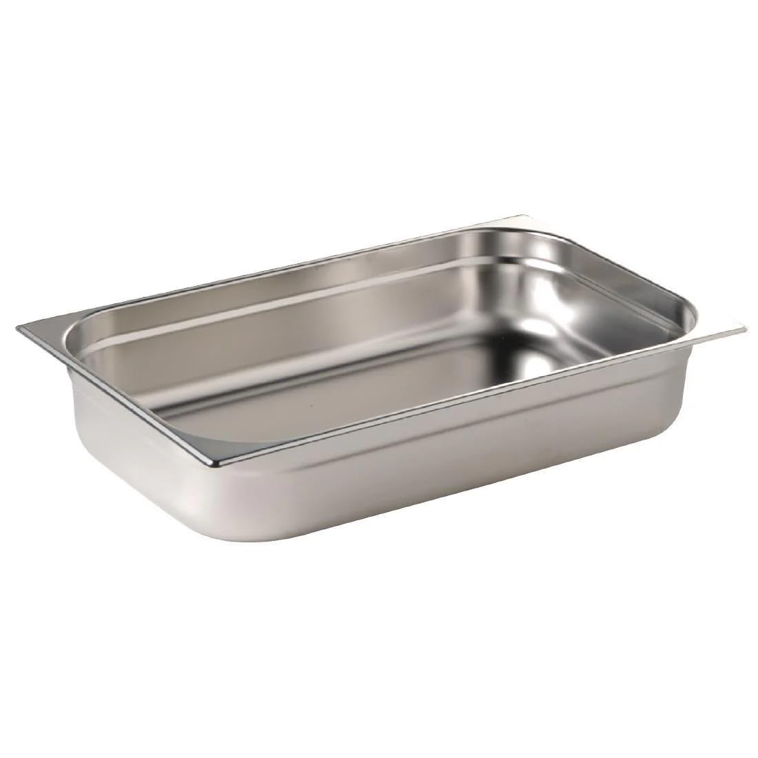 Vogue 12937 Stainless Steel 1/1 Gastronorm Pan 9Ltr/65mm Deep Food Container, Silver