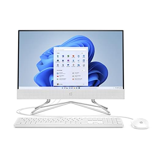 HP All-in-One 22-dd2032la, Desktop, PC, Windows 11 Home, Intel® Celeron®, 4GB RAM, 256GB SSD, FHD 21.5", Garantía México, Blanco