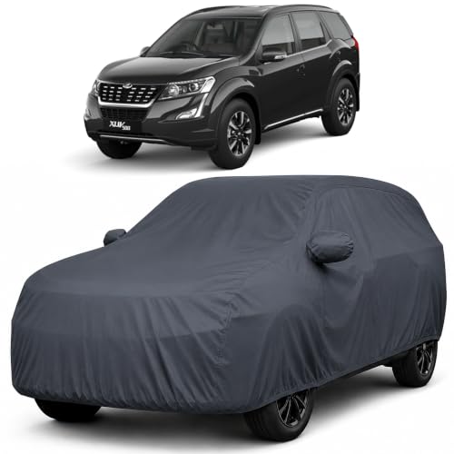 Image of Autofact Premium Car Cover for XUV 500 | All Weather Waterproof Full Body Car Cover | Light-Weight Triple-Stitched Outdoor Shield with UV Protection, Dustproof & Heat-Resistant