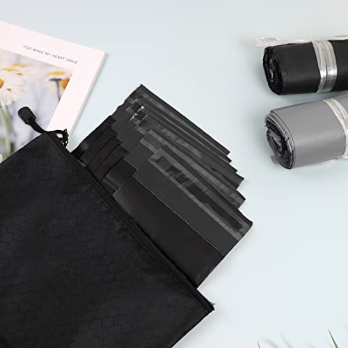 Image of Sanitary Napkin Disposal Bags Pack of 200,Sanitary Disposal Bags Black Opaque Bags 5x8 inches Feminine Personal Disposal Bags For Tampons,Sanitary Pads,Sanitary Liners(with 2pcs Storage Bag)