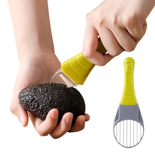 3 En 1 Couteau De Coupe À Avocat, Éplucheur D'avocat Multifonctionnel Pour Ouvrir, Retirer Le Noyau, Trancher, Vide-fruits Caché Et Couteau D'ouverture Des...