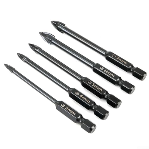 Set de 5 brocas multifuncionales para cerámica y vidrio miniatura 1