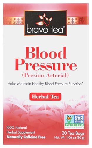 Bravo Tea Blood Pressure Caffeine Free 20 Tea Bags