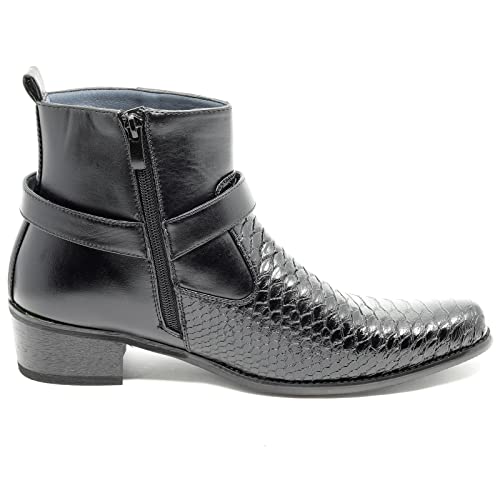 Metrocharm Diego-04 Men's Belt Buckle Chain Strap Western Cowboy Boots3