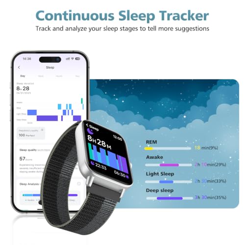Image of Smart Watch for Android Phones & iPhones, 120+ Sport Modes Fitness Watch