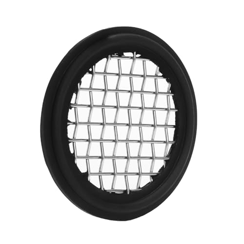 Image of DERNORD 2 Pack 1.5 inch Sanitary Tri-Clamp Gasket Buna-N (NBR) w /Stainless Bonded Type Screen 6 Mesh