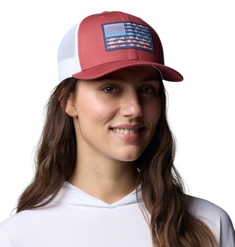 Image of Columbia PFG Fish Flag Mesh Snapback
