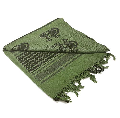 Condor Elite - SHEMAGH 100% Cotton (Skull) Olive DRAB/Black
