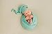 AMOS and SAWYER Solid Fabric Wrap/Layer, Newborn Baby Layer Photography Prop (Mint)