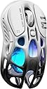 GravaStar Mercury M1 Pro Mouse da gioco wireless, in lega di magnesio leggera, 26.000 DPI, sensore PAW3395DM, 5 pulsanti programmabili, supporto cablato/2,4 GHz/BT, fino a 200 ore di durata della