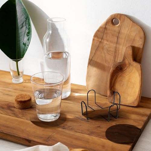 Dessous de verre céramique absorbants avec base liège et support - 8
