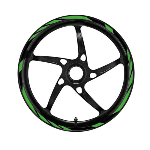 Felgen Aufkleber Motorrad-Felgenaufkleber Für Aprilia Für Tuono 660 RS660 GPR150, 17 Zoll, Felgenstreifen, Reflektierende Aufkleber, Komplett Motorrad Dekor Felgenaufkleber(Farbe 5)