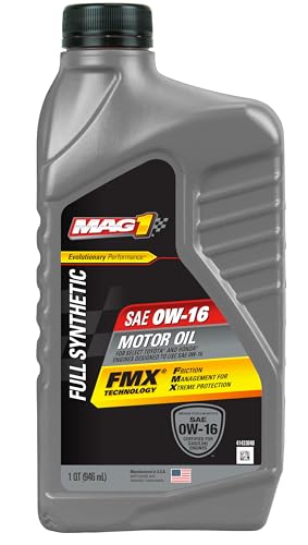 Aceite de motor sintético Mag 1 SAE 0W-16 1 cuarto pack 6