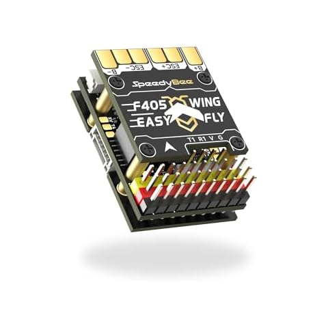 Speedybee F405 Mini Fixed Wing Flight Controller,Support INAV Ardupilot APP Wireless Configuration 11 PWM Solder-Free Multilayer FC PDB Board Cover