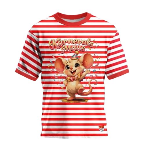 Camiseta de carnaval de Colonia para hombre, camiseta de rayas de...