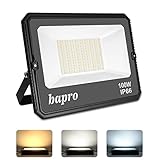 💡 【ESTABILIDAD DEL MATERIAL】--Projecteur LED está hecho de aleación de aluminio de alta calidad y vidrio templado. El diseño único de la carcasa de aluminio en la parte posterior del foco aumenta el área de disipación de calor, es impermeable y resistente a la corrosión, y el material es estable , asegurando que la vida útil de la bombilla pueda alcanzar las 50.000 horas.