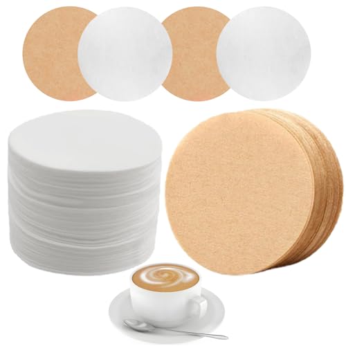 LIANRISES 800 Pièces 64mm Filtres En Papier Filtre, Filtre A Cafe Papier Pour Aeropress Expresso, Remplacement, Rond, Unique