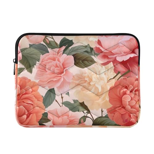 Funda para portátiles 13-14 pulgadas rosa peonía