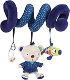 Con suaves peluches colgantes SONAJERO ESPIRAL AZUL KIMONO