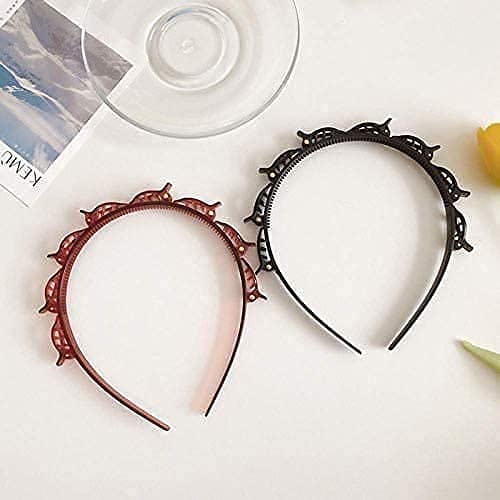 Neelam Forever HairPin Clips for Perfact Girl and Lady Double Bangs Hairpins Hair Tool Hairstyle Hairband with Alligator Clips for Makeup (Pack of 2)