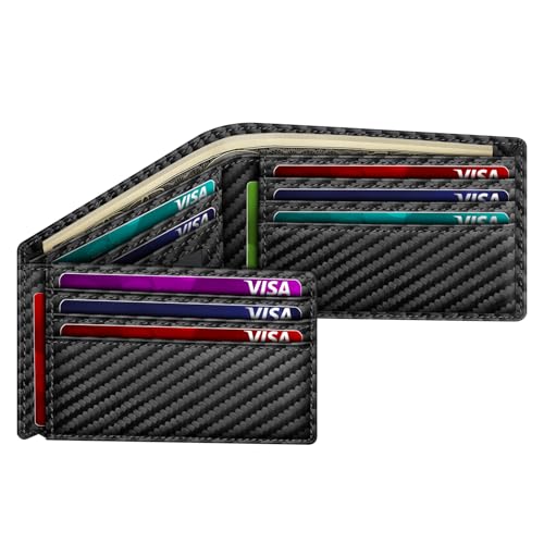 LYTYYX Wallet for Men Slim RFID Blocking Genuine Leather Bifold Mens Wallet
