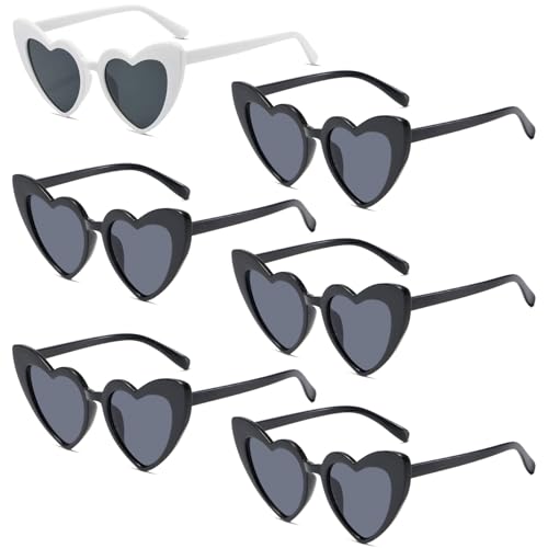 Bachelorette Party Favors Heart Sunglasses Bridesmaid Proposal Gifts Bride Tribe Shades Set