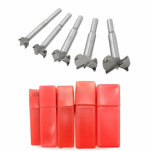 Meichoon Forstner - Punte da Trapano in Acciaio al Carbonio ad Alta velocità, 5 PCS