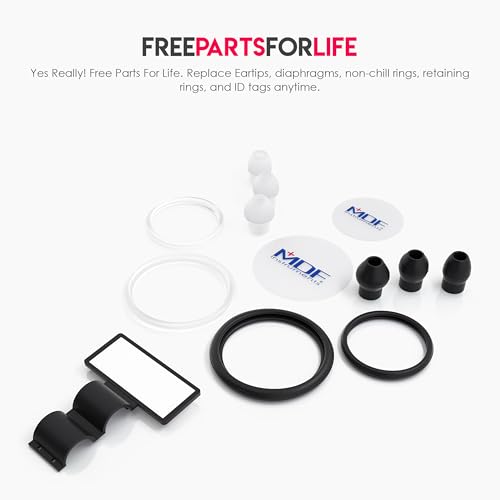 Image of MDF Instruments, Rosegold MD One Stainless Steel Stethoscope, Adult, Black Tube, Rosegold Chestpieces-Headset, MDF777RG11