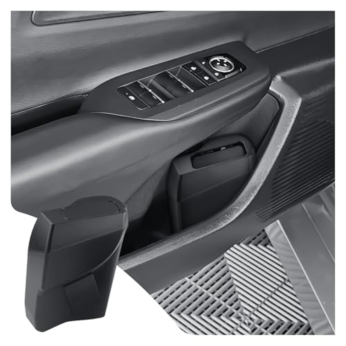 Image of LUWU Car Trash Can Compatible With Toyota Prius /Prius Prime 2023-2025 - Interior Accessory With Lid, Portable Mini Dustbin, Leak-Proof Garbage Bin (Left)
