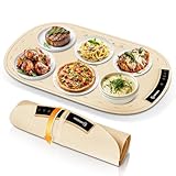 IGREEN Food Warming Mat – Portable Electric Warming Tray, Rollable Silicone Heating Pad with 3 Heat Settings & Auto Shut-Off – Buffet & Kitchen Food Warmer for Parties, Family Meals & Everyday Use