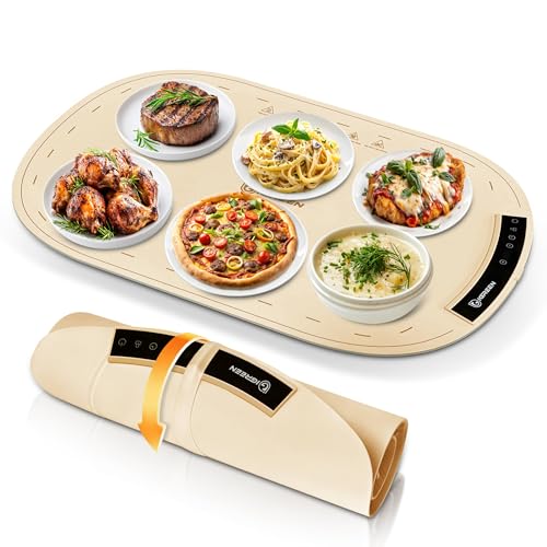 IGREEN Food Warming Mat Portable Rollable