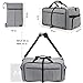 100L Travel Duffle Bag for Men, Urtala 32” Large Duffle Bag for Traveling with Shoe Compartment, Foldable Travel Duffel Bag Weekender Bag Gym Bag for Men Women Waterproof & Tear Resistant (Gray)