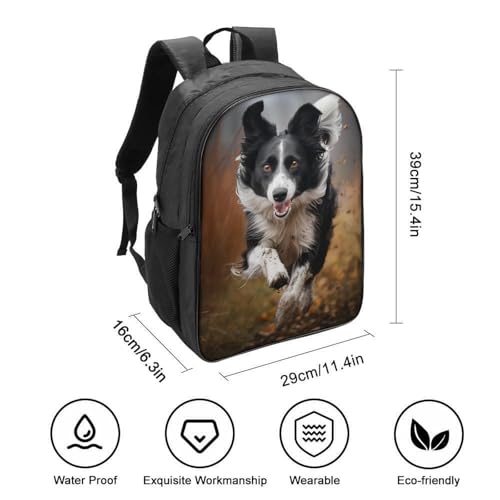 Solución escolar: Border Collie mochilas impermeables para niños 2
