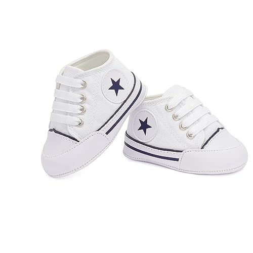 Tênis All Star Bebê Botinha Cano Alto Masculino Feminino (15, Branco)