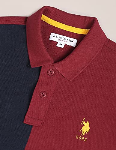 Image of U.S. POLO ASSN. Slim Fit Polo T Shirts for Men - 100% Cotton, Half Sleeves Mens Tshirt