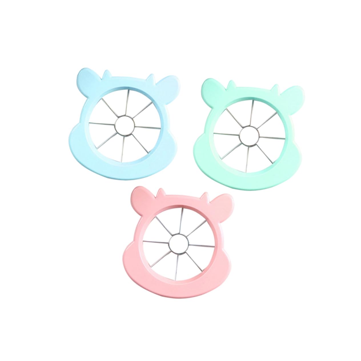 ABOOFAN Wassermelonenschneider 9 Stk Allesschneider Aufschnittmaschine Obstschneider Aus Edelstahl Cutter Fruchtschneider Splitter Wassermelone Schneidemaschine Apfelschneider