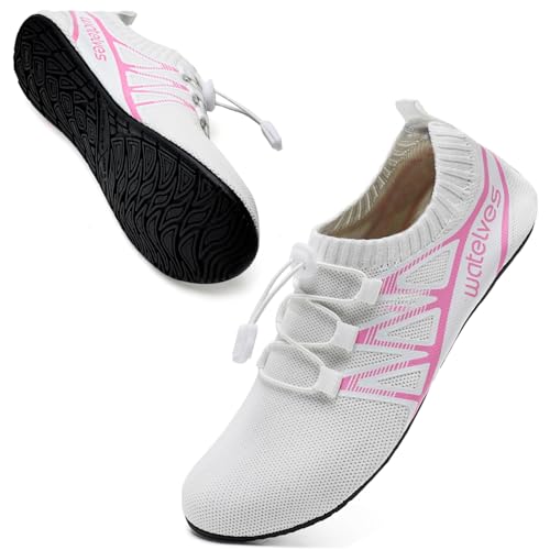 Image of WateLves Barefoot Water Shoes for Women Men Travel Slippers Socks House Shoes Quick-Dry Aqua Socks for Beach Swim Pilates Yoga Dancing Camping Must Haves