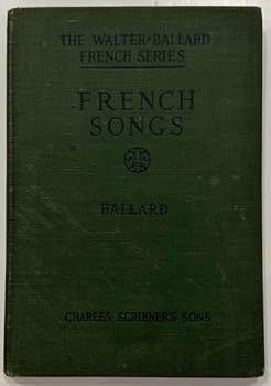 Hardcover French Songs Book