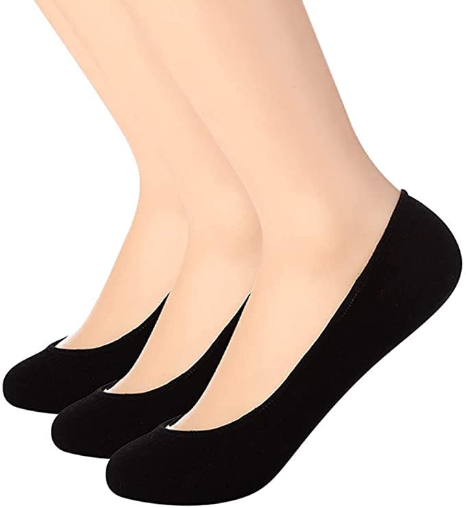 plumbury Women's Cotton Blend/Girl's Non Slip No Show Socks/Socks Liner (Pack Of 3)-picture-17