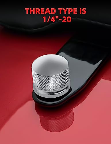 Kit boulon et écrou de selle chromé pour Harley Davidson 1996-2023