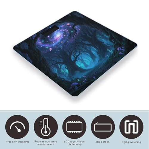 Báscula digital de baño Forest Galaxy Starry miniatura 3