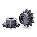 16/17Teeth 08B Industrial Drive Sprocket Wheel Gear Keyway Bore 10-35mm 1Pcs(19mm (Keyway 6mm),16 Teeth)