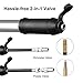 OUKENS Mini Bike Pump, Portable Bicycle Hand Pump, Aluminum Alloy Tire Air Inflator Pump for Bike Bicycle