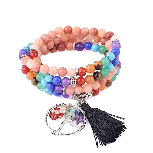 Bracelet reiki en aventurine rose contre le stress quotidien pour femme