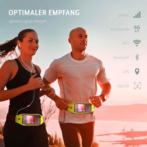 Sac de jogging vert avec sangle de course étanche pour iPhone 17e - 4